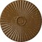 Ekena Millwork Shakuras Ceiling Medallion (For Canopies up to 5 1/2"), 29 1/2"OD x 2"P, Smokey Topaz Crackle CM30SHSTC - alternate 1